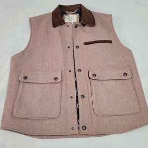 Cripple creek wool Melton men's vest